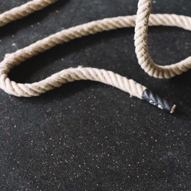 Rope on floor