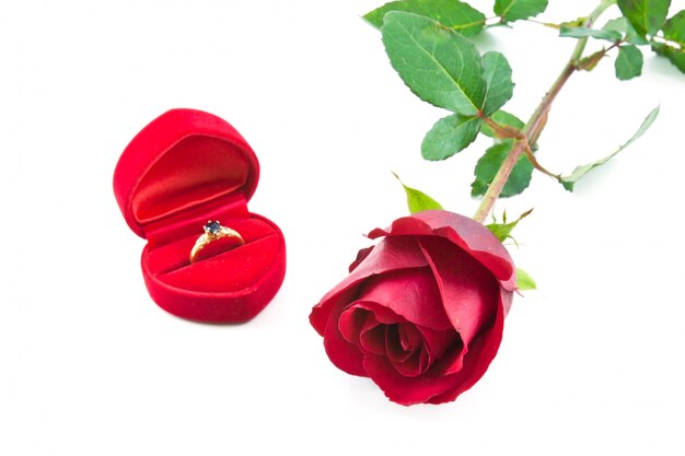rose elegant fragrant open box