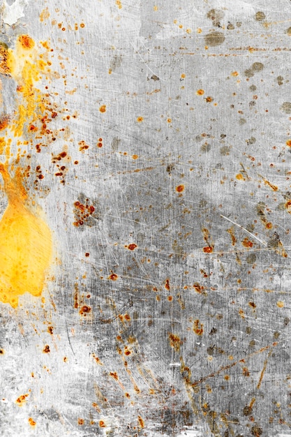 Rough outdoors texture with yellow paint background