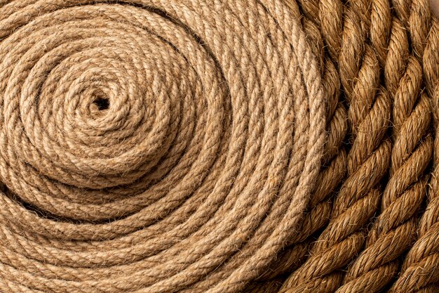 Rough rope texture composition