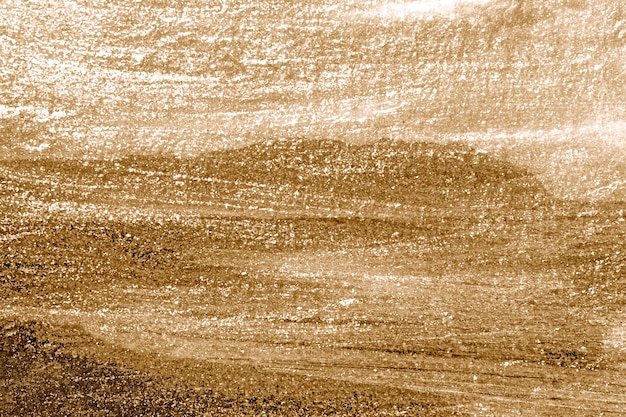 Roughly gold painted concrete wall surface background