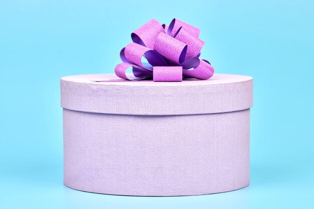 Free Photo Purple Gift Box
