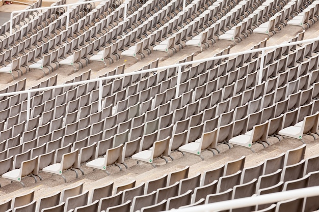 Rows of seats