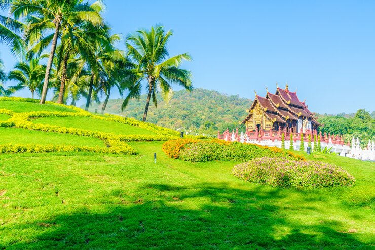 Free Photo royal pavillion at chaing mai