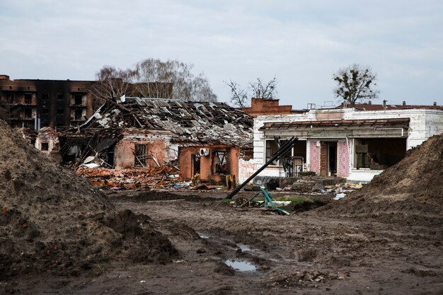 Ruined home russian's war in ukraine