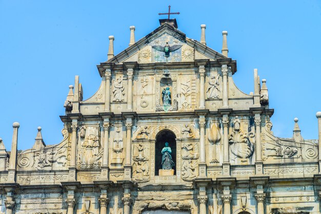 Руины церкви Святого Павла в городе Макао
