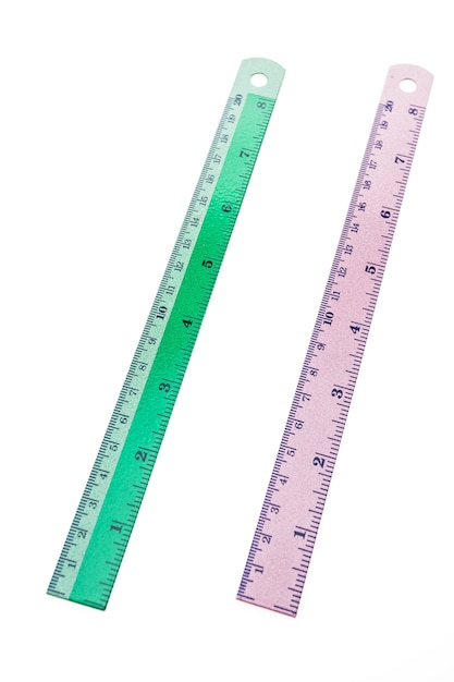 Free photo ruler isolated on white