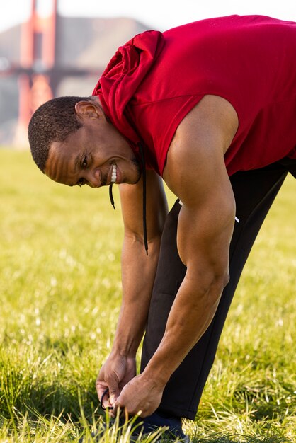 Runner training for competition