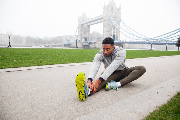 Runner training  for marathon