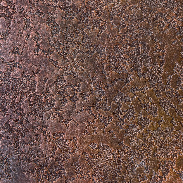 Rust on metal with rough appearance