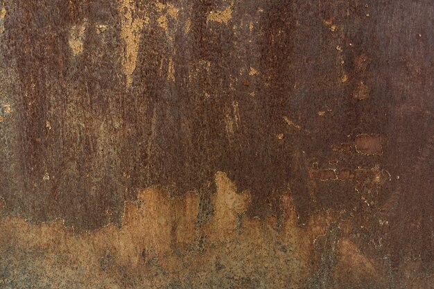Rust Painted grunge metal background or texture with scratches and cracks