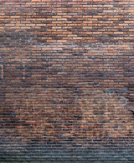 Бесплатное фото Фон кирпичной стены в деревенском стиле