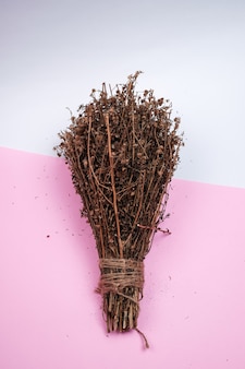 パステルカラー​の​素朴な​乾燥​キビ​草