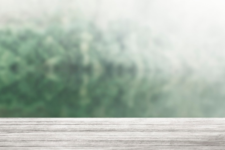 Free Photo rustic wooden plank in nature product background