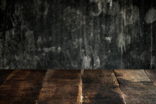 Rustic wooden planks with grunge background