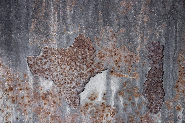 Rusty brown metallic material background