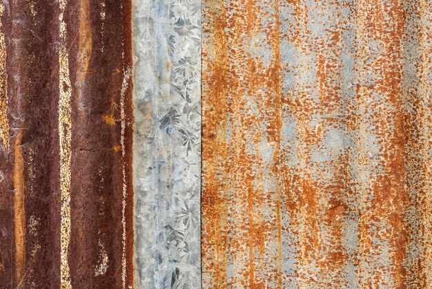 Rusty sheet of metal background