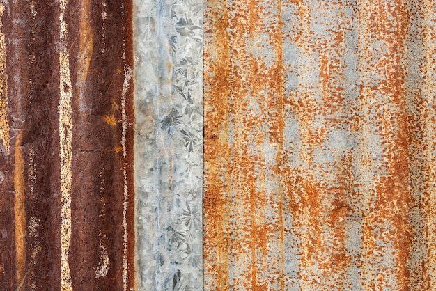 Rusty sheet of metal background