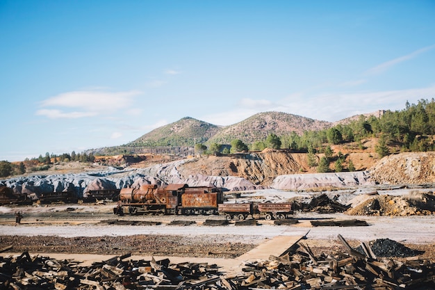 Rusty Train Left in Nature – Free Stock Photo Download