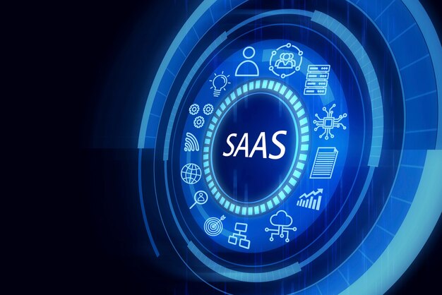 Saas 개념 콜라주