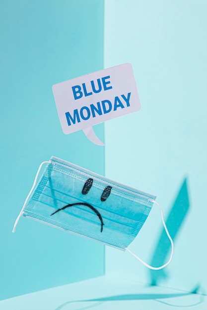 悲しい青い月曜日のコンセプト