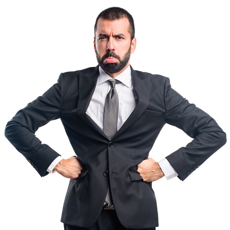 मुफ़्त फोटो sad businessman
