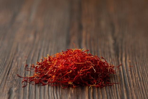 Free photo saffron spice still life composition