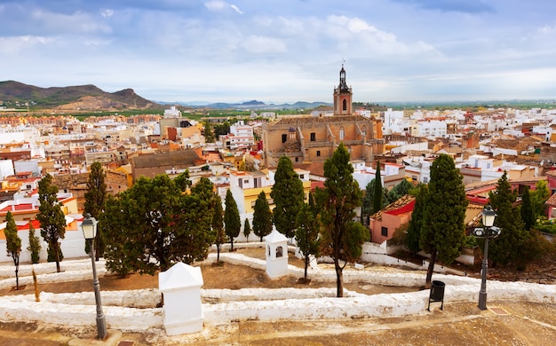 Free photo sagunto in summer. valencian community