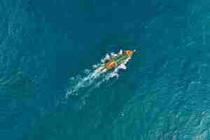 Free photo sailboat in the medeteranian sea