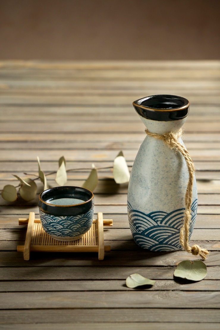 무료 Photo 사케 일본 음료 정물
