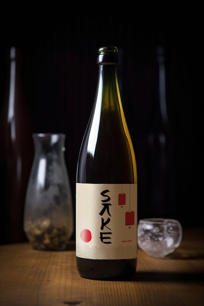 Сакэ японский напиток натюрморт