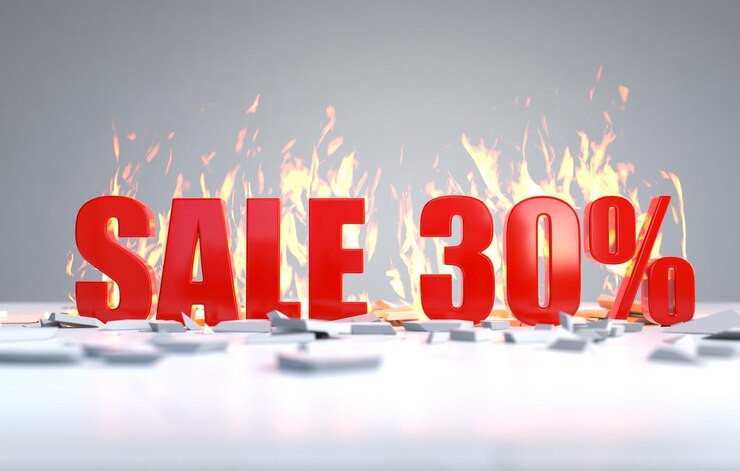 Free Photo sale banner discount 30
