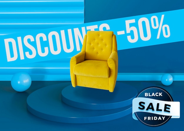 Sale with special discount on chair