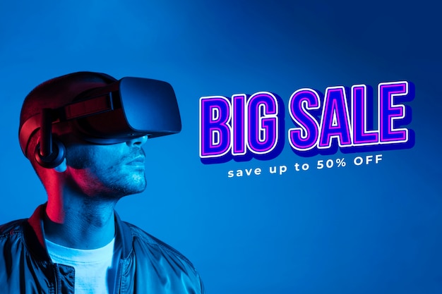 Sale with special discount on vr glasses