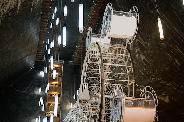 무료 사진 salina turda 소금 광산 루마니아