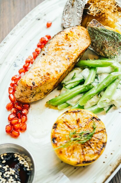 Salmon steak