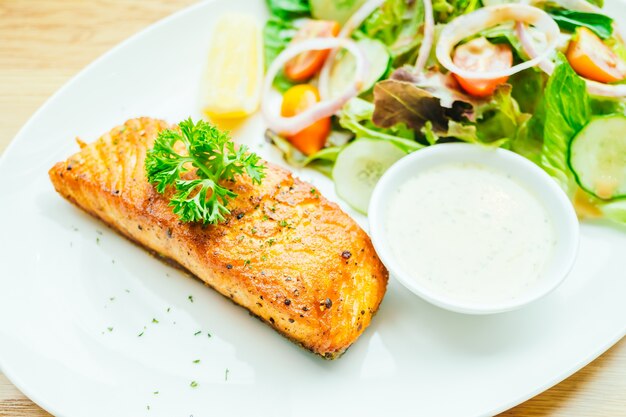 Salmon steak