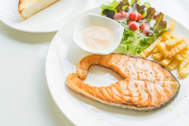 salmon steak