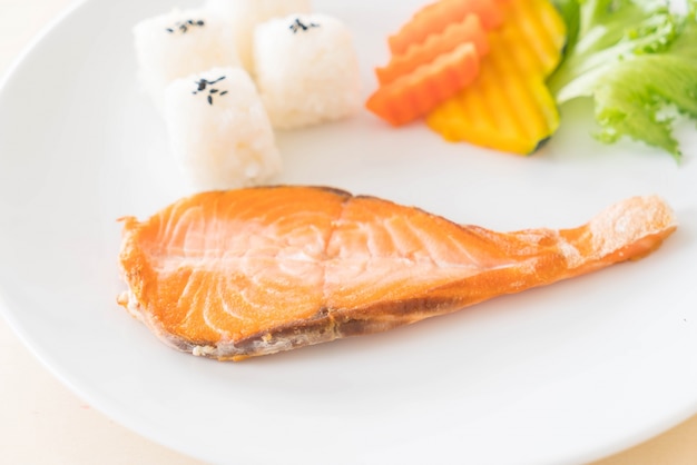 salmon steak