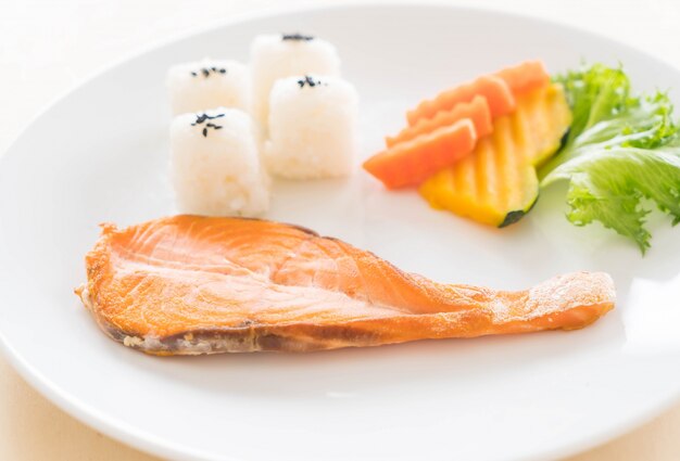 salmon steak