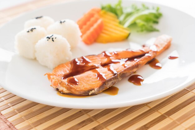 salmon steak