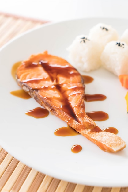 Salmon steak