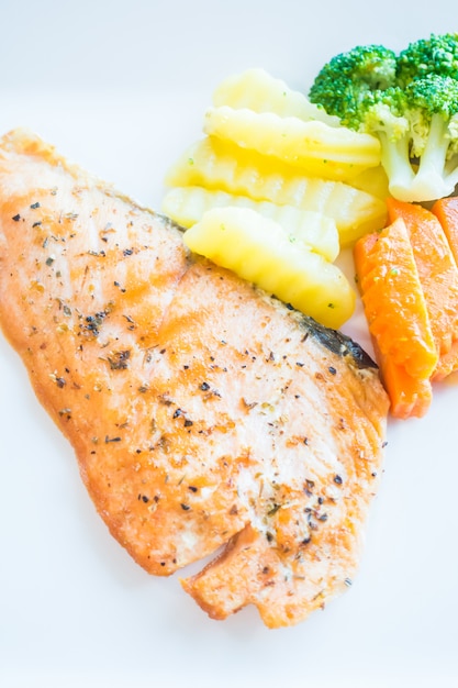 Salmon steak