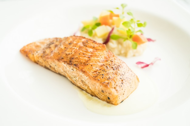 Salmon steak