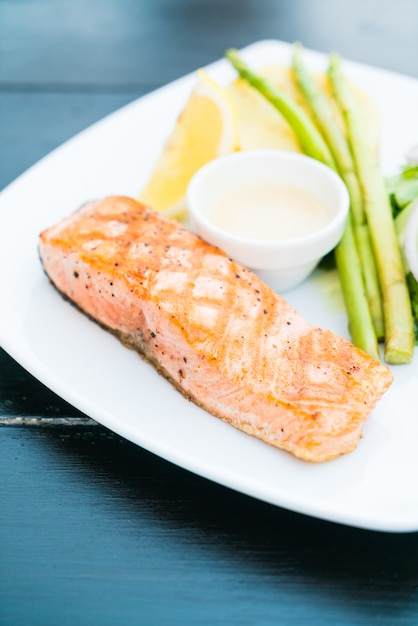 Salmon steak