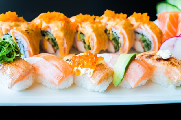 Salmon sushi