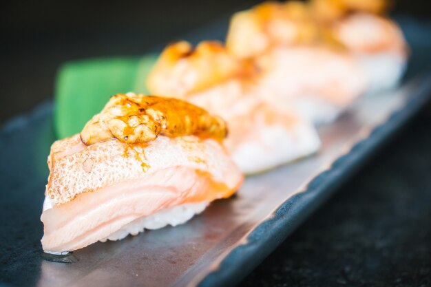 Salmon sushi