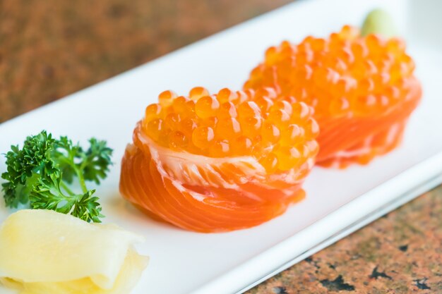 Salmon sushi