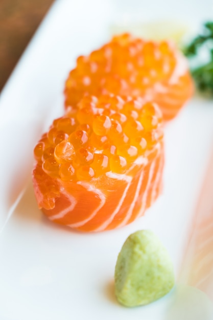 Salmon sushi