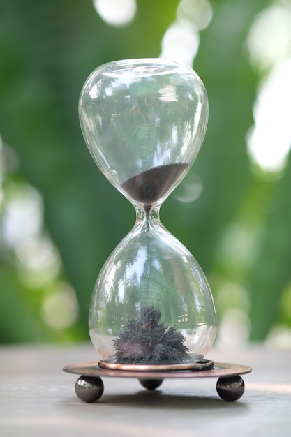 Sand clock foreground